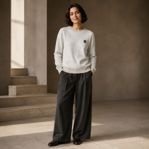 First Orbit Knitted Crewneck Sweater