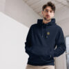 unisex-essential-eco-cruiser-2.0-hoodie-french-navy-front-6a9808777f420.jpg First Orbit Organic Hoodie